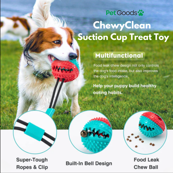 ChewyClean Suction Cup Treat Toy