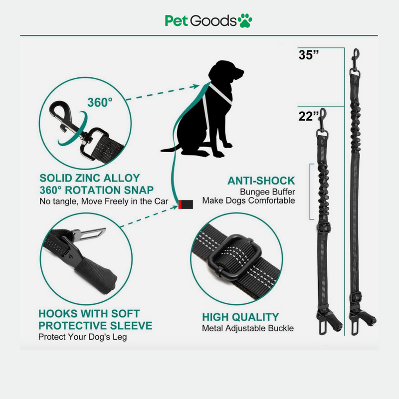 Leashbelt: 2-In-1 Pet Seat Belt And Leash